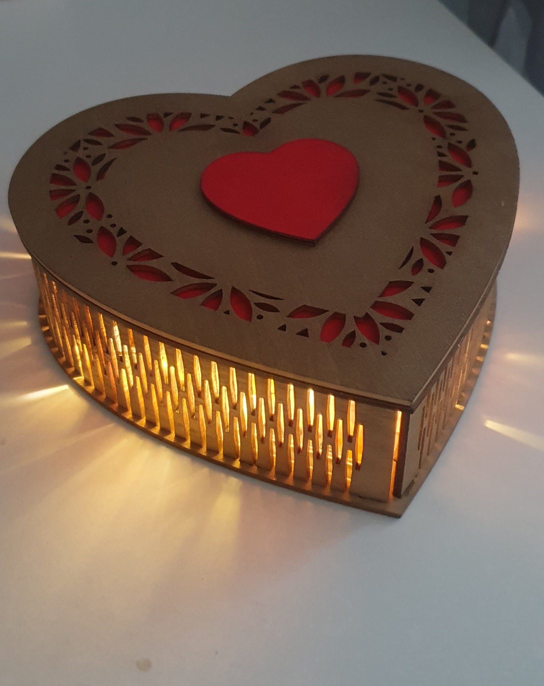 Pudełko świece z LEDami