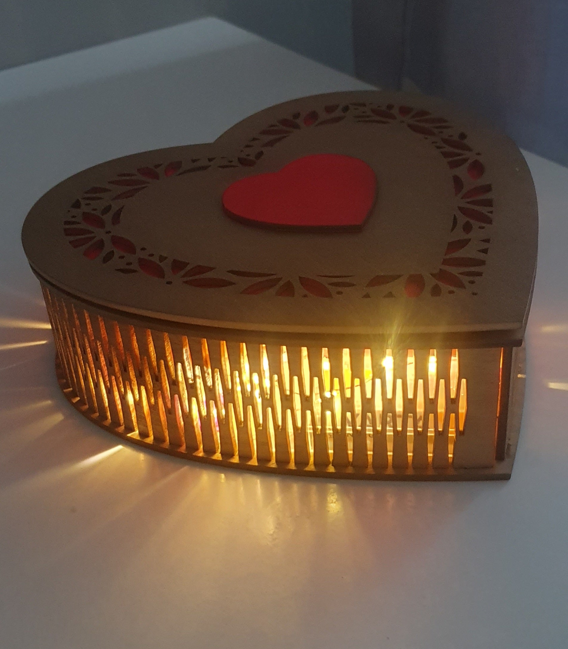 Pudełko świece z LEDami