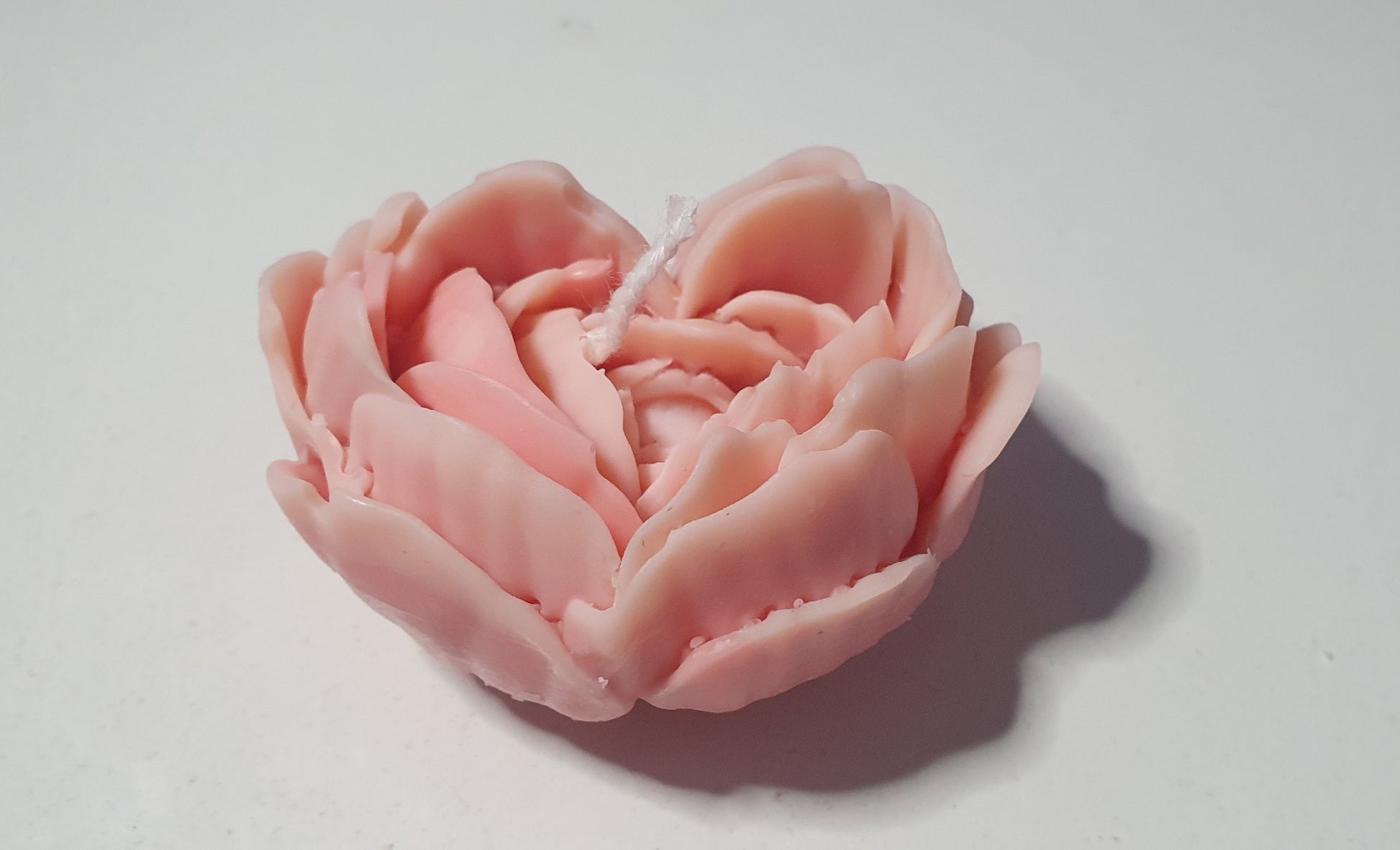 Świeca róża-serce