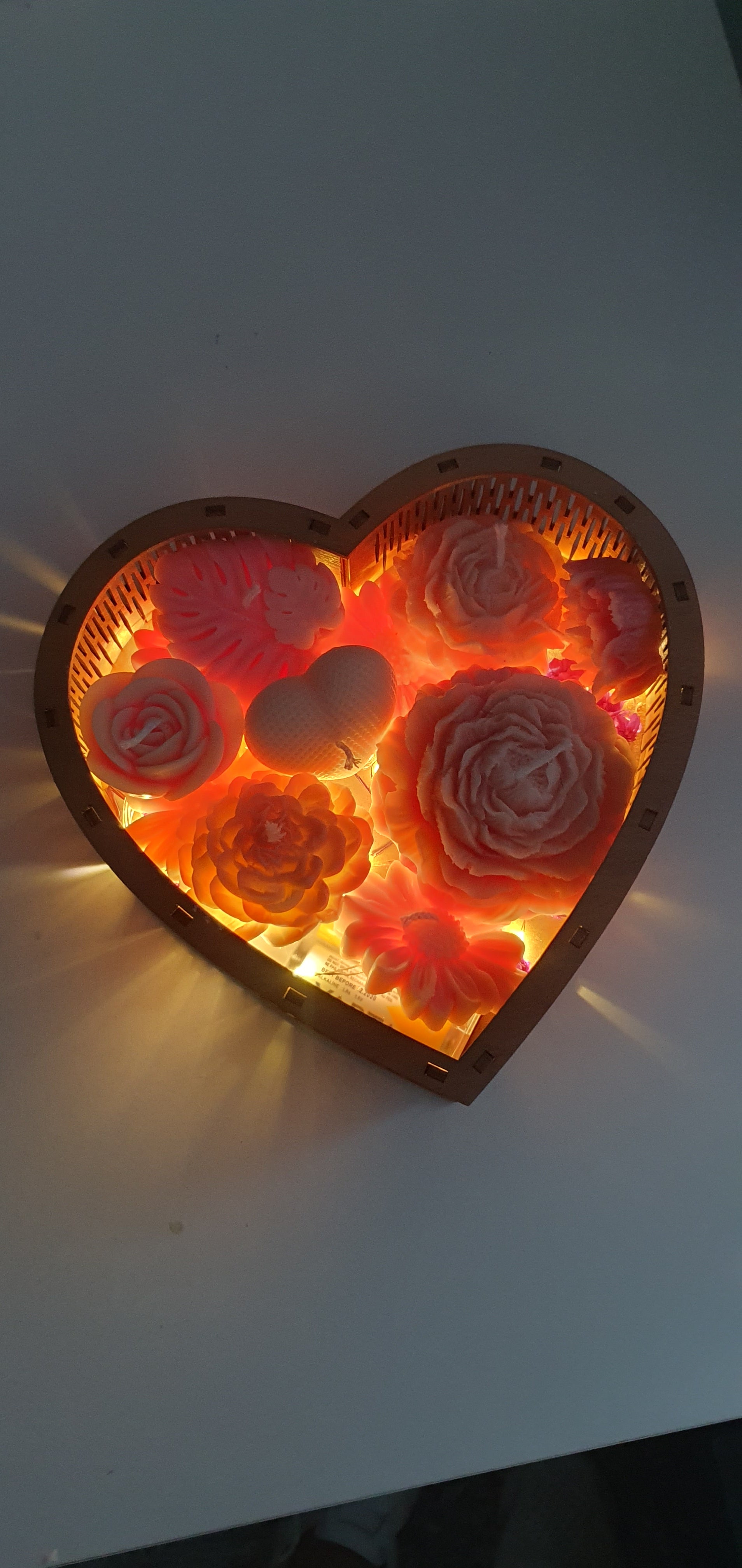 Pudełko świece z LEDami