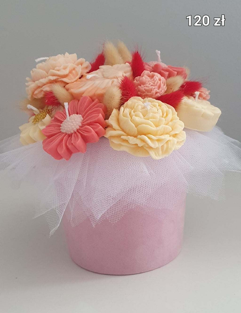 Flowerbox ze świec sojowych