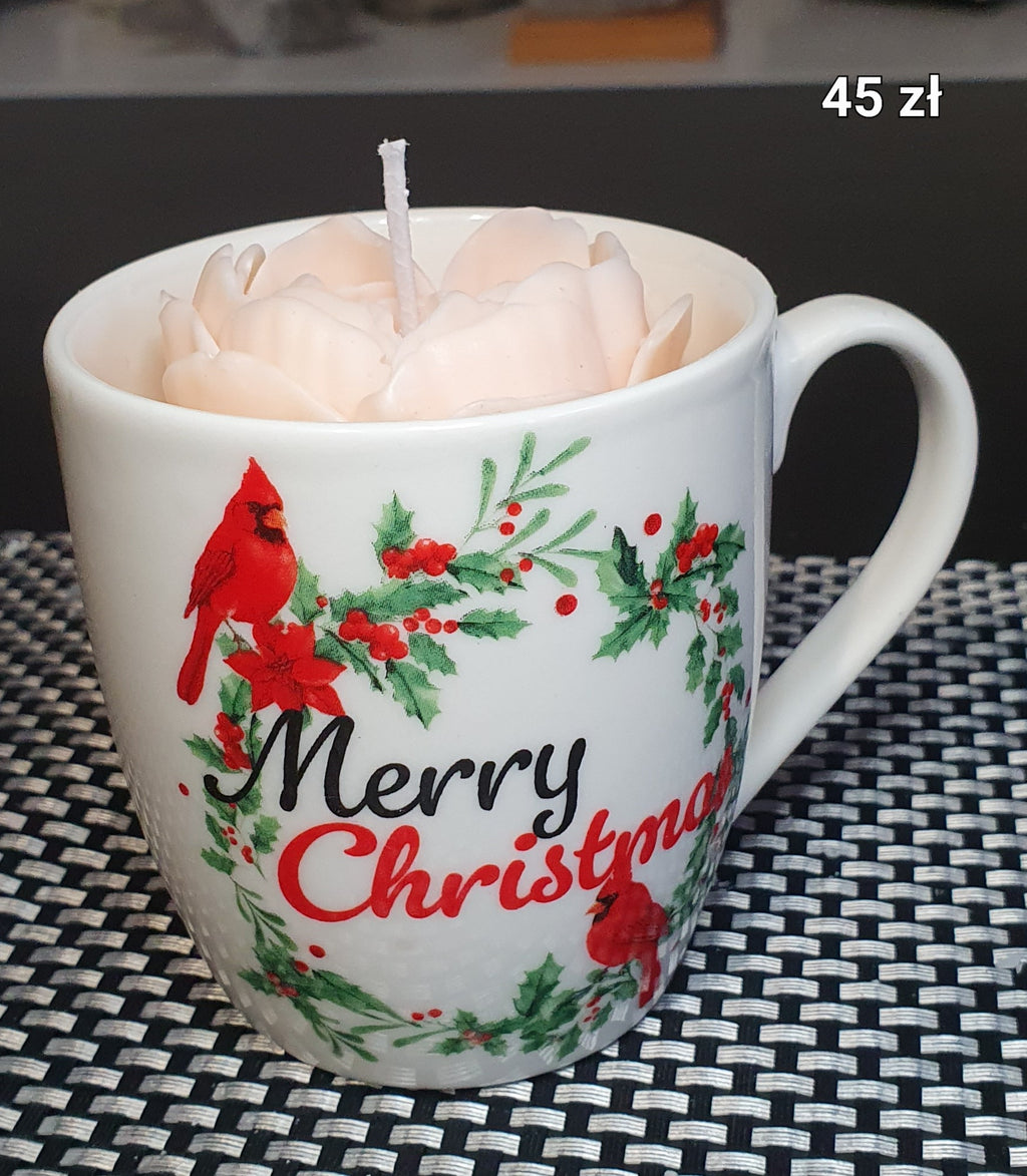 Kubek świąteczny Róża-Serce