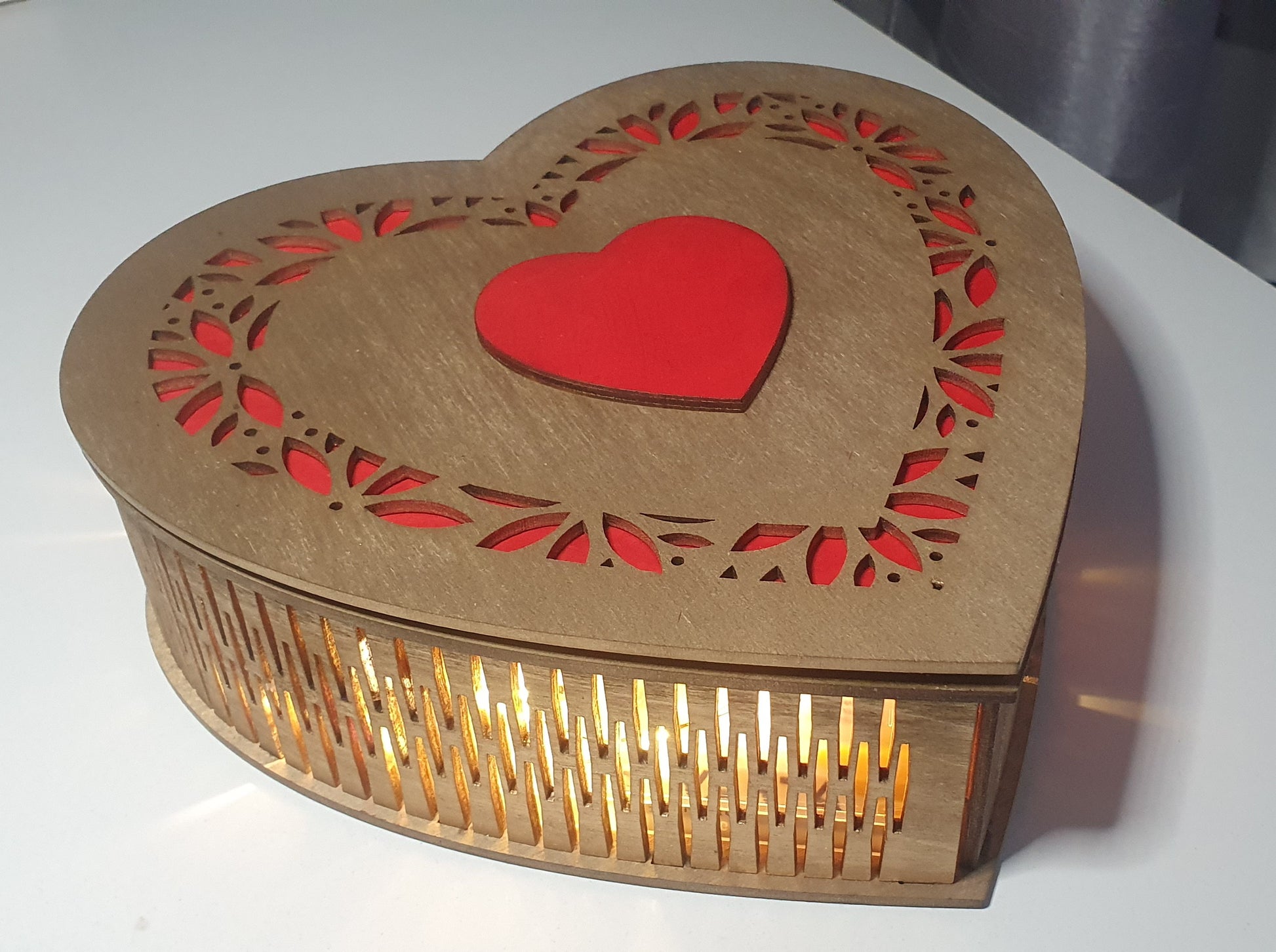 Pudełko świece z LEDami