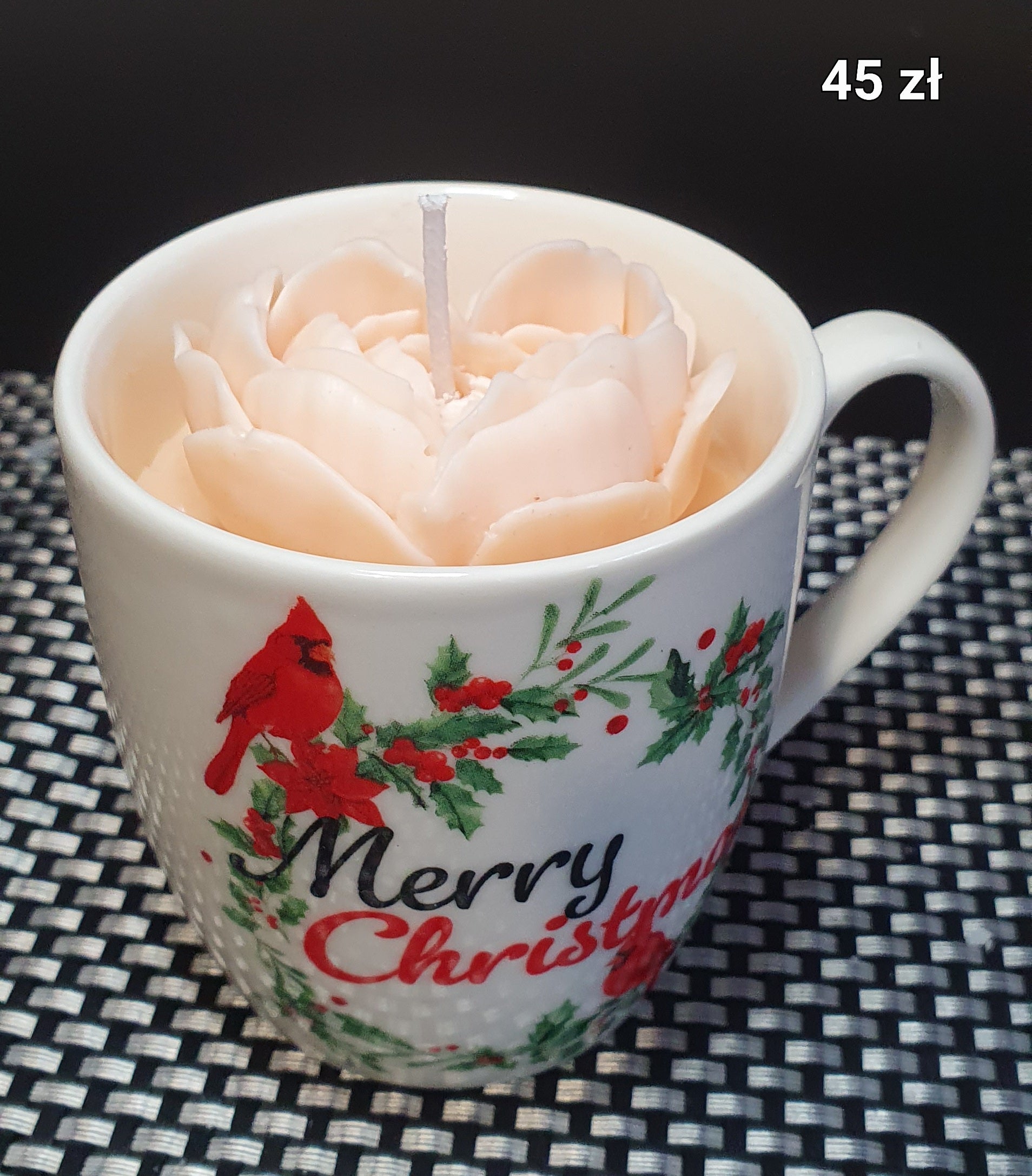 Kubek świąteczny Róża-Serce